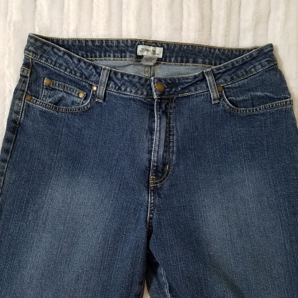 St. John's Bay stretch boot jeans sz.16 denim - Picture 6 of 8